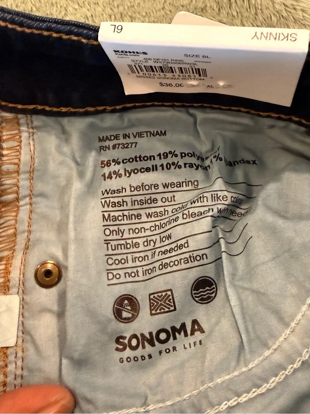 Sonoma new tags